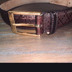 Authentic Gucci leather belt